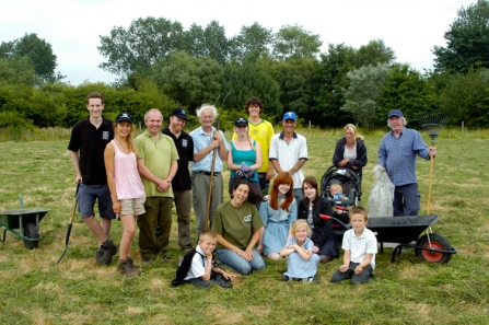 Community volunteers at Castle Vale Meadow