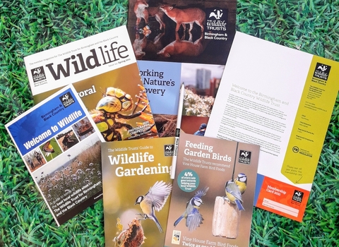 The Wildlife Trust for Birmingham and the Black Country membership pack