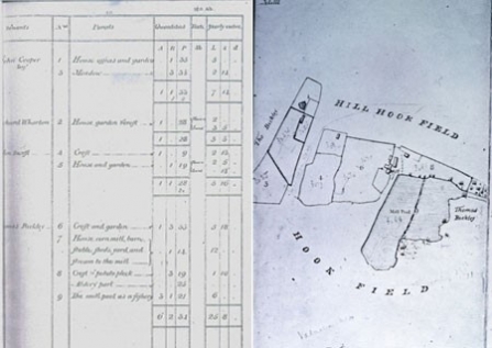 Hill hook 1811 survey plans & valuation