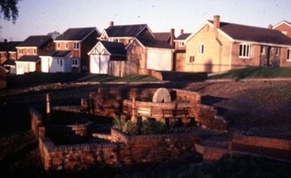 Mill walls capped & formal garden constructed