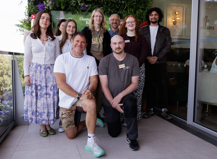 Steve Backshall and BBCWT staff