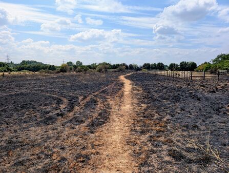 Castle vale Meadows fire damage