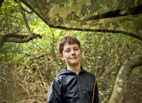 Will holding a stick in a wood